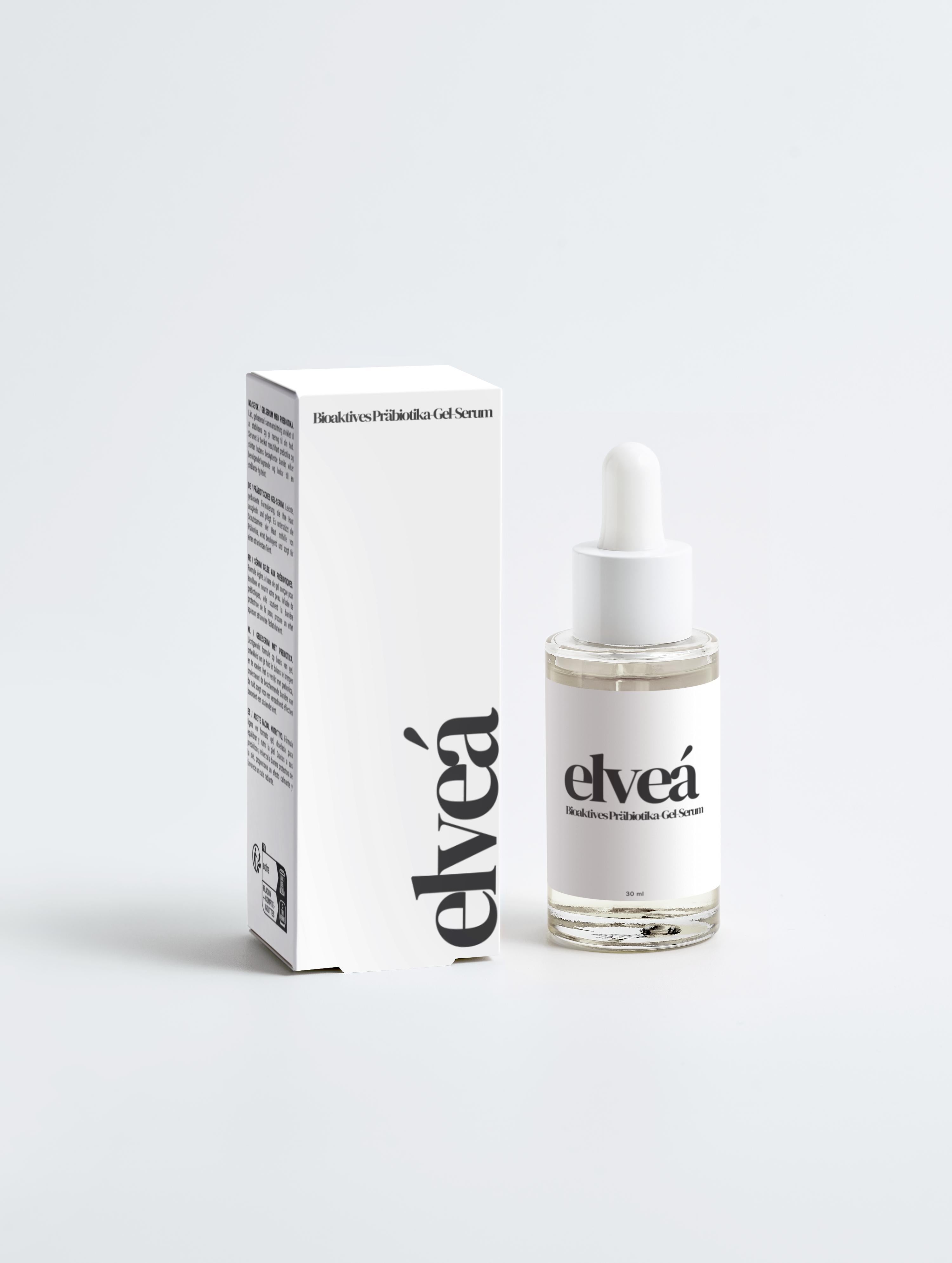 Elveá- Bioaktives Präbiotika-Gel-Serum